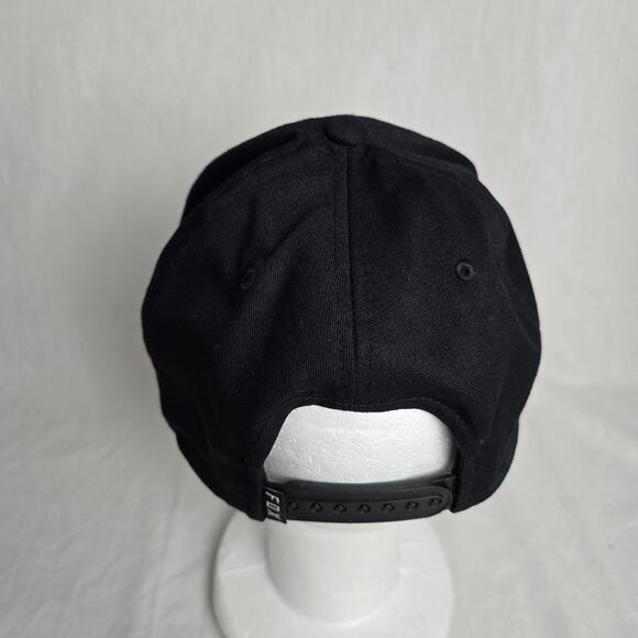 Fox Racing Trucker Hat Black Red Fox Head 100% Cotton OSFA - Picture 11 of 13